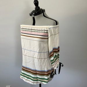 Massimo Dutti off the shoulder blouse